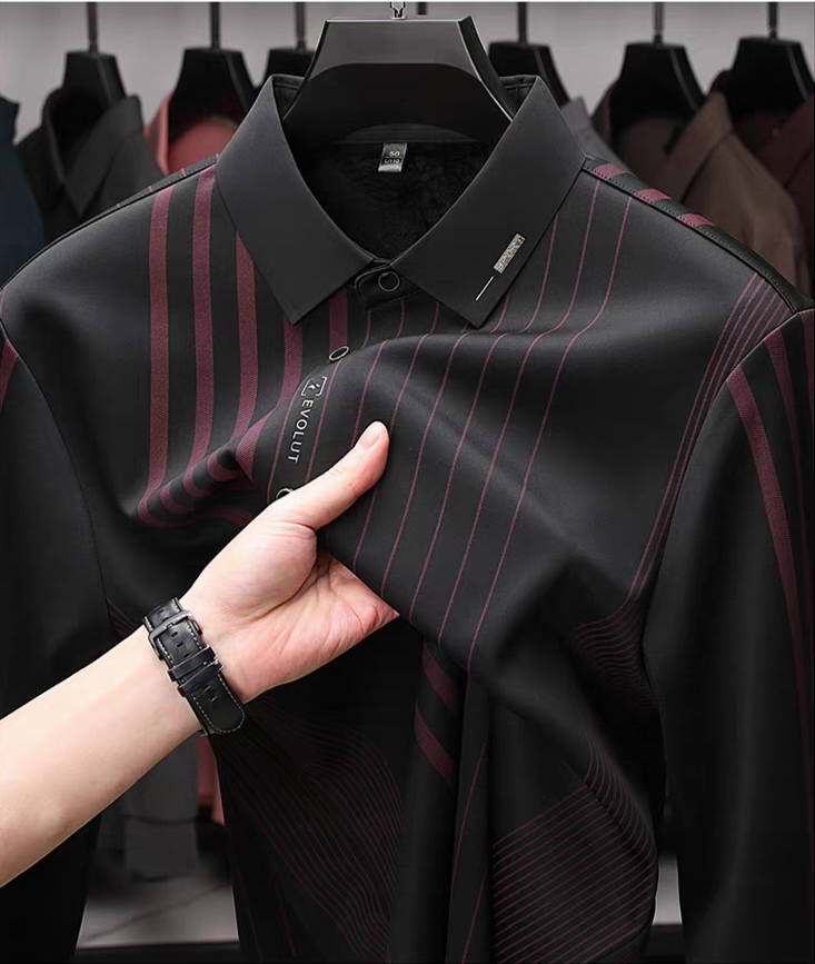 Obsidian Rift Axis Pinstripe Shirt Obsidian Rift Axis Pinstripe Shirt