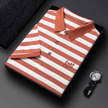 Elite Bold Stripe Polo
