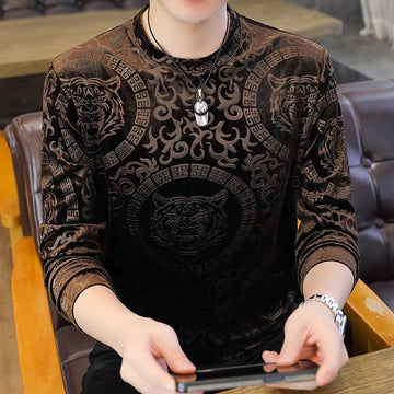 Regal Prowl Velvet Pattern T-Shirt