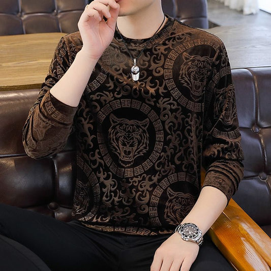 Regal Prowl Velvet Pattern T-Shirt