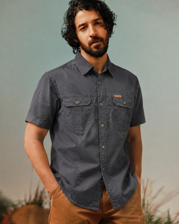 Grey CargoCraft Twin Pocket Shirt