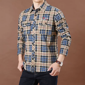 Heritage Grid Dual-Pocket Check Shirt