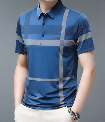 Meridian Grid Polo T-Shirt