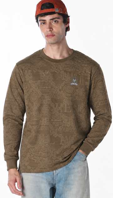 Heritage Crest Jacquard Sweatshirt