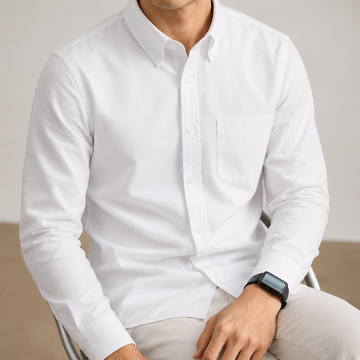 White Everyday Cotton Shirt