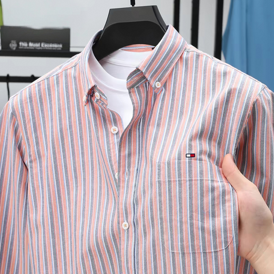 Signature Vertical Stripe Full Sleeve Shirt