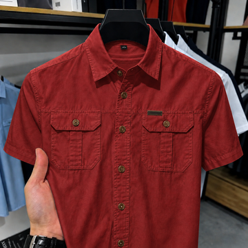 Red CargoCraft Twin Pocket Shirt