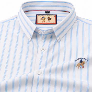 Riviera Crest Stripe Short-Sleeve Shirt