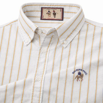Riviera Crest Stripe Short-Sleeve Shirt