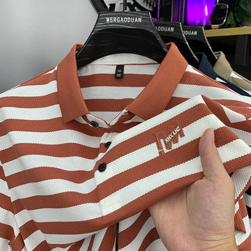 Elite Bold Stripe Polo